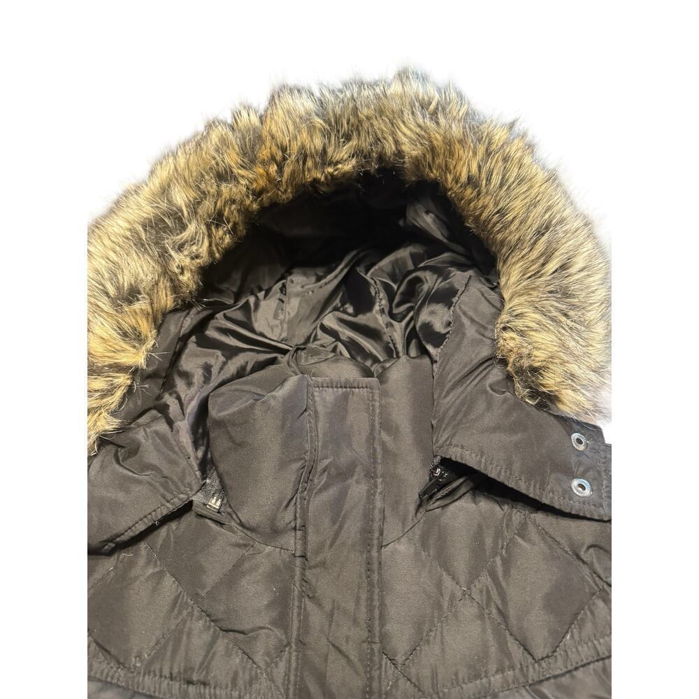 Kenneth Cole Women’s Down Jacket with Hood Black Size S